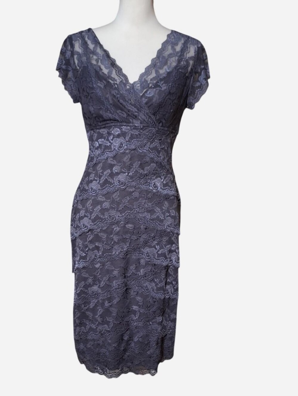 Helene Blake Y2K babydoll formal event Size 8 medium knee length dress 90s